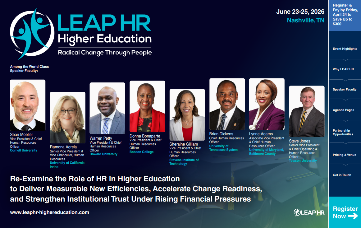 Brochure Cover -LEAP HR: Higher Education 2026